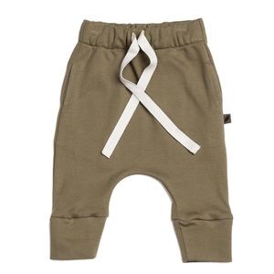 KidWild Organics Drawstring Pants Mocha 18-24 M